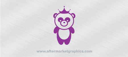 Panda Princess Decal